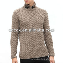 13STC5640 fashion cotton mens sweater pullover cable knitted